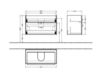 Схема Тумба под раковину UP2U Villeroy & Boch Bathroom and Wellness A828 00 XX Современный / Скандинавский / Модерн