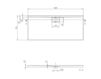 Схема Душевой поддон ARCHITECTURA METALRIM Villeroy & Boch Bathroom and Wellness UDA 1670 ARA 215V-XX Современный / Скандинавский / Модерн
