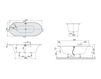 Схема Ванна CETUS Duo Villeroy & Boch Bathroom and Wellness UBQ 190 CEU 7V-XX Современный / Скандинавский / Модерн