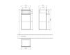 Схема Тумба VENTICELLO Villeroy & Boch Bathroom and Wellness A950 02 Современный / Скандинавский / Модерн