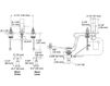 Схема Смеситель для биде Purist Kohler 2015 K-14431-4-CP Современный / Скандинавский / Модерн
