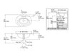 Схема Раковина накладная Thoreau Kohler 2015 K-2907-4-0 Современный / Скандинавский / Модерн
