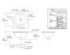 Схема Раковина накладная Intaglio Kohler 2015 K-2292-47 Современный / Скандинавский / Модерн