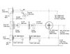 Схема Встраиваемый смеситель Purist Kohler 2015 K-T14501-3-BV Современный / Скандинавский / Модерн