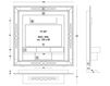 Схема Стойка под аппаратуру Vismara Design Desire THE FRAME HOME CINEMA Radica noce Rhombus Классический / Исторический / Английский