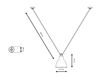 Схема Светильник La Lampe Gras by DCW éditions GRAS LAMPS 323 COP CONIC L Современный / Скандинавский / Модерн