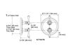 Схема Смеситель термостатический Revival Kohler 2015 K-T16176-4-BV Современный / Скандинавский / Модерн