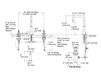 Схема Смеситель для раковины Purist Kohler 2015 K-14407-3-CP Современный / Скандинавский / Модерн