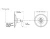 Схема Смеситель термостатический Devonshire Kohler 2015 K-T10357-4-BV Современный / Скандинавский / Модерн