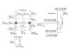 Схема Смеситель настенный Purist Kohler 2015 K-T14415-4-BN Современный / Скандинавский / Модерн