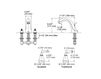 Схема Смеситель для ванны Forté Kohler 2015 K-T10292-4-CP Современный / Скандинавский / Модерн