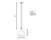 Схема Светильник La Lampe Gras by DCW éditions GRAS LAMPS 322 COP CONIC L Современный / Скандинавский / Модерн