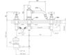 Схема Смеситель для раковины Volevatch Heritage H/L2-P0-1A Современный / Скандинавский / Модерн