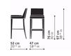 Схема Барный стул Very Wood 2015 ONDA 06 Современный / Скандинавский / Модерн