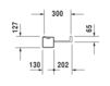 Схема Полка для ванной Duravit 2015 791874 68 0 00 0000 Современный / Скандинавский / Модерн