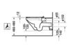 Схема Унитаз подвесной Duravit 2015 255909 00 00 Современный / Скандинавский / Модерн