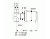 Схема Вентиль Jado Glance H2106AA Минимализм / Хай-тек