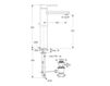 Схема Смеситель для раковины Jado Neon A5581AA Минимализм / Хай-тек