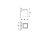 Схема Стакан для зубных щеток Allure Brilliant Grohe 2012 40 493 000 Современный / Скандинавский / Модерн