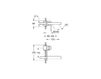 Схема Смеситель настенный Quadra Grohe 2012 19 479 000 Современный / Скандинавский / Модерн