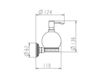 Схема Дозатор для мыла Jado Perlrand Cristal H3993A4 Современный / Скандинавский / Модерн