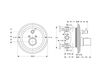 Схема Смеситель термостатический Jado Lighthouse A5479AA Минимализм / Хай-тек