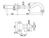 Схема Смеситель настенный Cristal et bronze Mixer Sets 25472 59 Современный / Скандинавский / Модерн