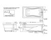 Схема Ванна Hourglass Kohler 2015 K-1219-RA-0 Современный / Скандинавский / Модерн