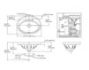 Схема Раковина накладная Serif Kohler 2015 K-2075-8-7 Современный / Скандинавский / Модерн
