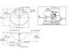 Схема Раковина накладная Tides Kohler 2015 K-2839-8-G9 Современный / Скандинавский / Модерн