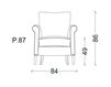 Схема Кресло Bruno Zampa Avantgarde 2016 AURORA Armchair Классический / Исторический / Английский