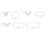 Схема Стол обеденный Cattelan Italia 2016 Skorpio Wood Современный / Скандинавский / Модерн