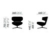 Схема Кресло Repos Vitra. 2016 210 425 00 fabric Современный / Скандинавский / Модерн