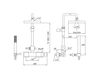Схема Душевая система Stella Bamboo Quadro Bamboo Quadro 3283TA/304 - 200 Современный / Скандинавский / Модерн