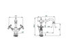Схема Смеситель для раковины Ascot Gentry Home 2016 8756 Классический / Исторический / Английский
