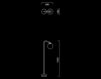 Схема Лампа напольная OSCAR CTO Lighting  2017 CTO-05-020-0001 Современный / Скандинавский / Модерн