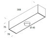 Схема Светильник-спот FARETÈN Luciferos LEVE FR005.927F/01 Минимализм / Хай-тек