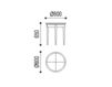 Схема Столик приставной AMADE Neue Wiener Werkstaette SOFA BED MBTH 1 H1 Современный / Скандинавский / Модерн