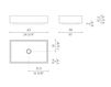 Схема Раковина накладная Step 63.12 Milldue S.p.A 2017 8945 Современный / Скандинавский / Модерн