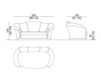 Схема Диван Minotti Collezioni srl 2017 1160.25 Ар-деко / Ар-нуво / Американский