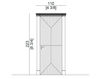 Схема Дверь деревянная Minotti Collezioni srl 2017 1220.12 Ар-деко / Ар-нуво / Американский