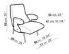 Схема Кресло DELFINO Arflex 2017 10659