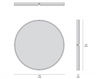 Схема Зеркало настенное Tecni Nova Loc 4220/10 1 Лофт / Фьюжн / Винтаж / Ретро