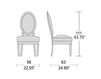 Схема Стул Tecni Nova Inspiration 1251 SILLA COMEDOR Лофт / Фьюжн / Винтаж / Ретро