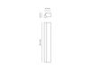 Схема Светильник настенный Michael Anastassiades 2017 White Porcelain Series - Ceiling & Wall - T1 Минимализм / Хай-тек