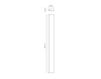 Схема Светильник настенный Michael Anastassiades 2017 White Porcelain Series - Ceiling & Wall - TS2 Минимализм / Хай-тек