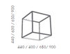 Схема Светильник Cube Aromas del Campo 2017 C1213/44 + C1213/65 Минимализм / Хай-тек