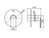 Схема Смеситель термостатический Graff PHASE 5126000 Минимализм / Хай-тек