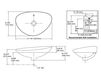 Схема Раковина накладная Veil Kohler 2017 K-20704-0 Современный / Скандинавский / Модерн