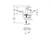 Схема Смеситель для раковины Eurosmart Grohe 2016 2339510E Современный / Скандинавский / Модерн